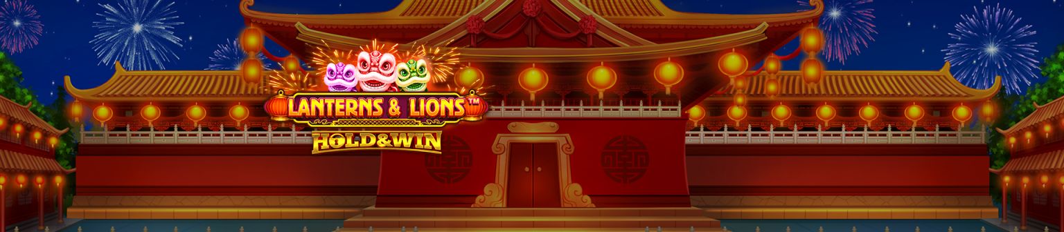 Lanterns & Lions: Hold and Win Slot Game - -