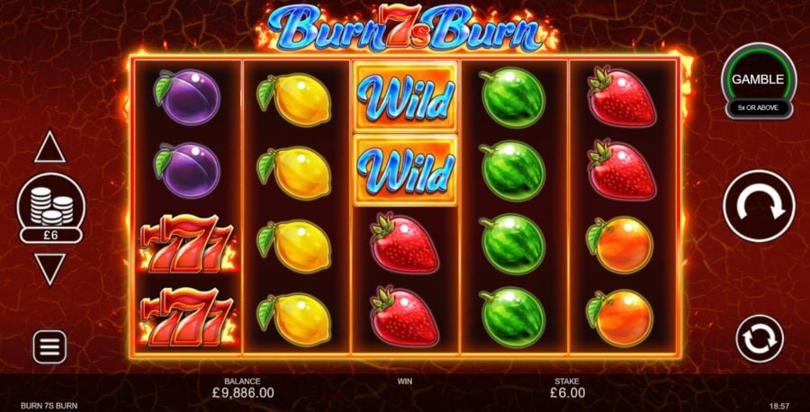 Burn 7s Burn Main Game - -