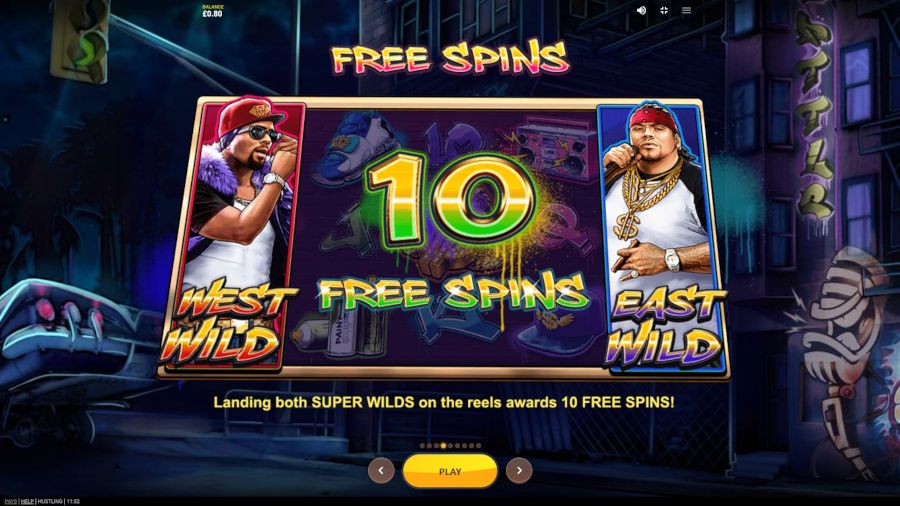 Hustling Free Spins Feature - -
