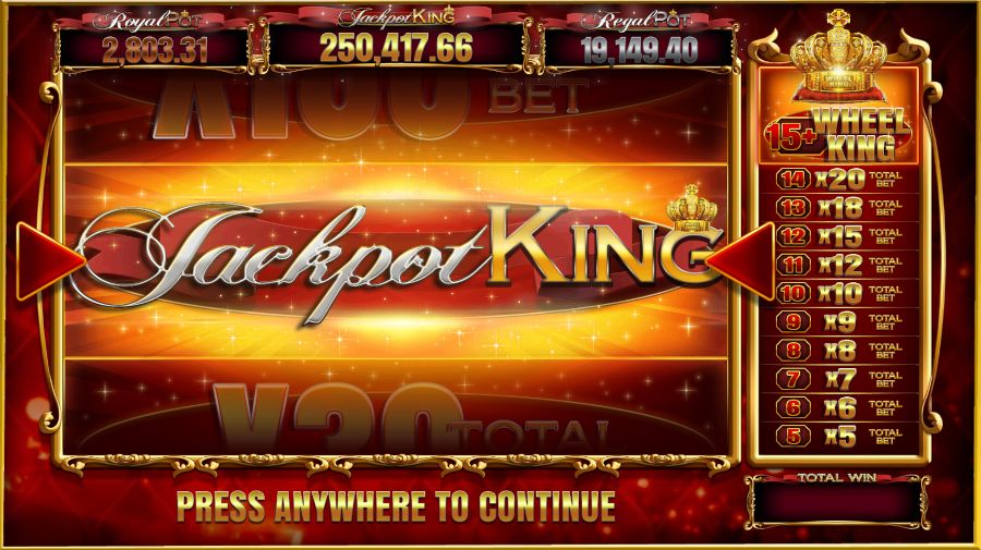 7s Deluxe Jackpot King Bonus Round - -