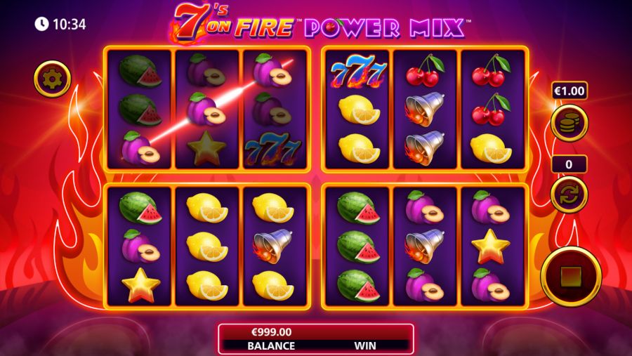 7s On Fire Power Mix Main Game - -