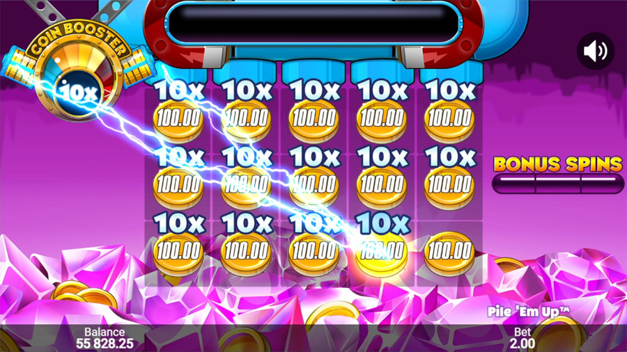 Pile Em Up Bonus Collect - -