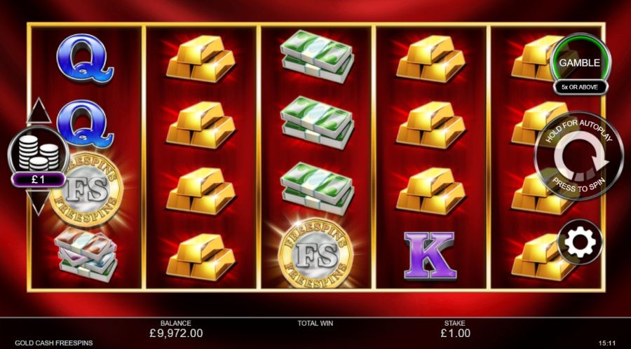Gold Cash Freespins Gameplay - -