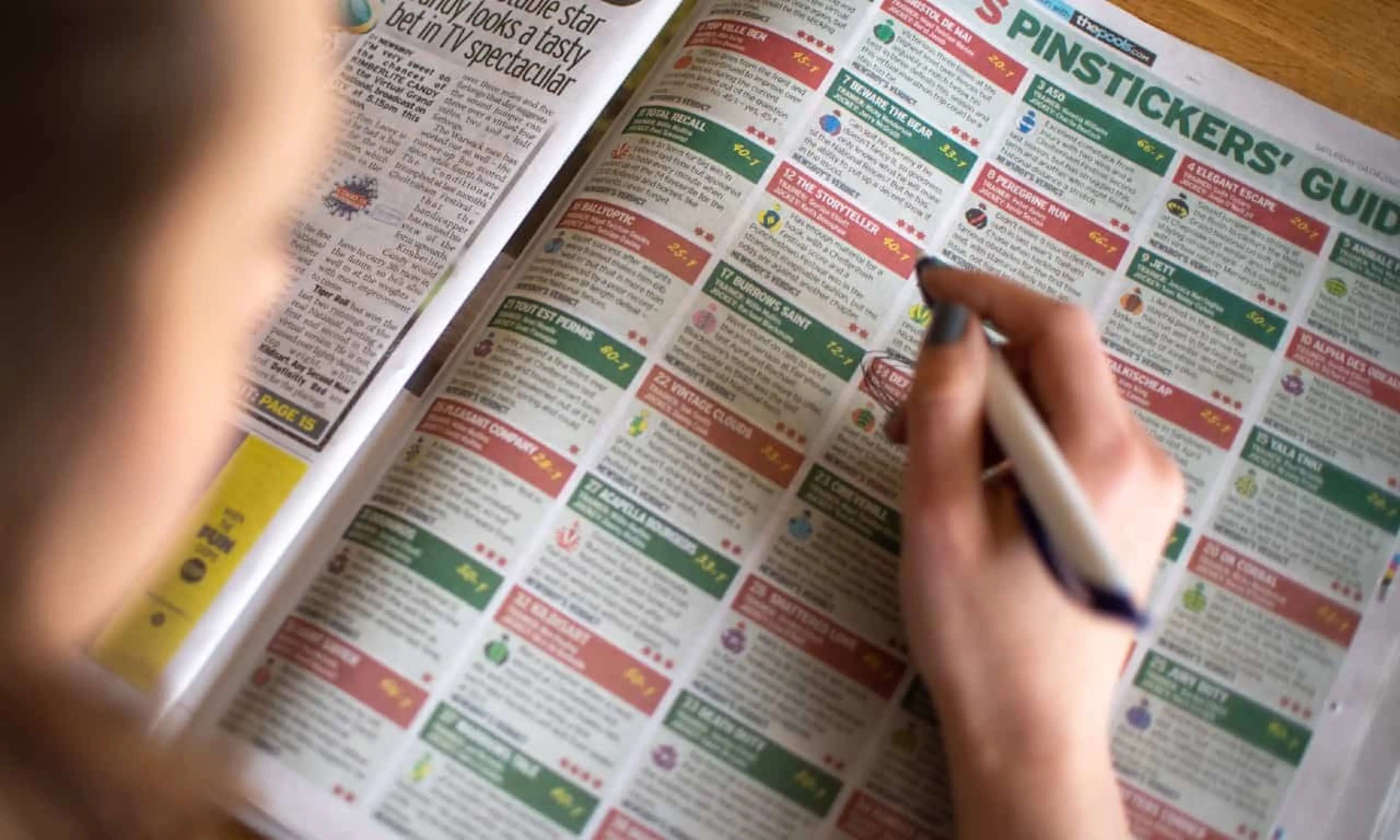 Grand National pinstickers' guide