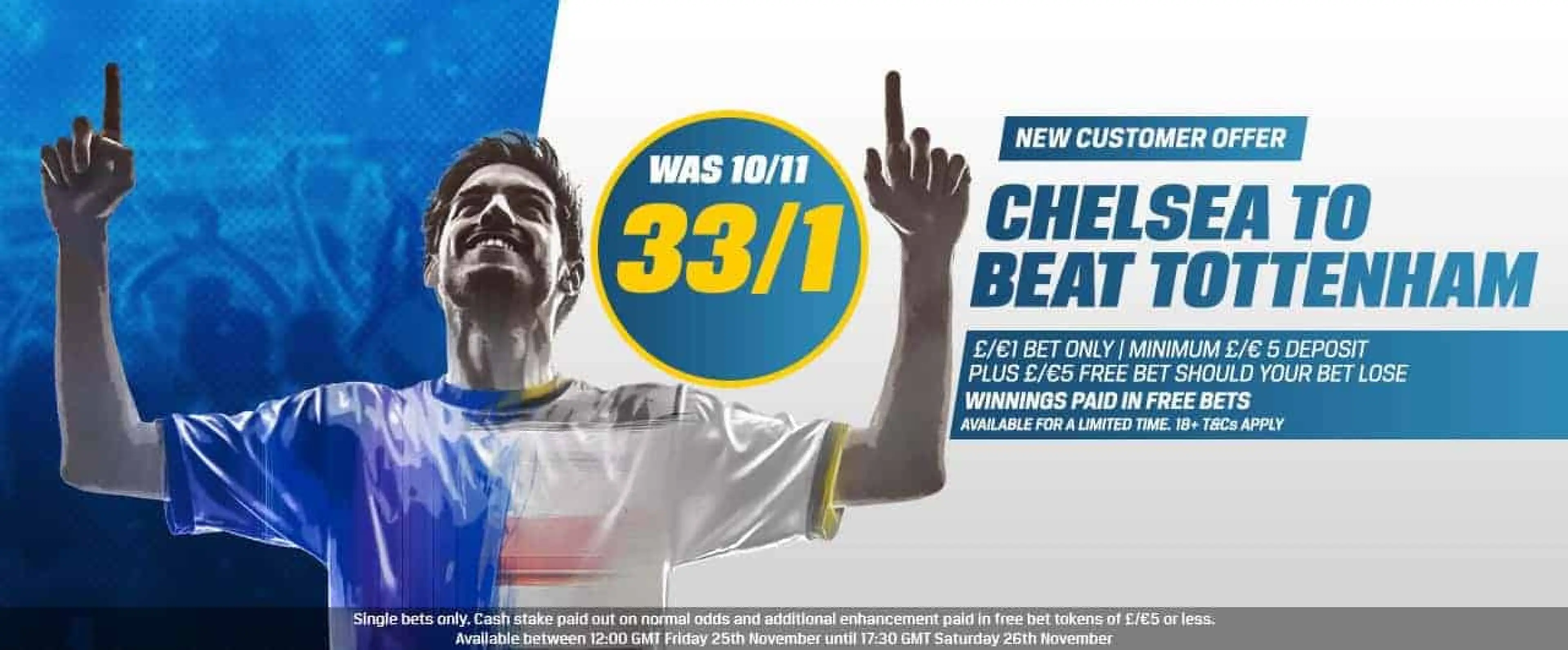 Chelsea enhanced odds