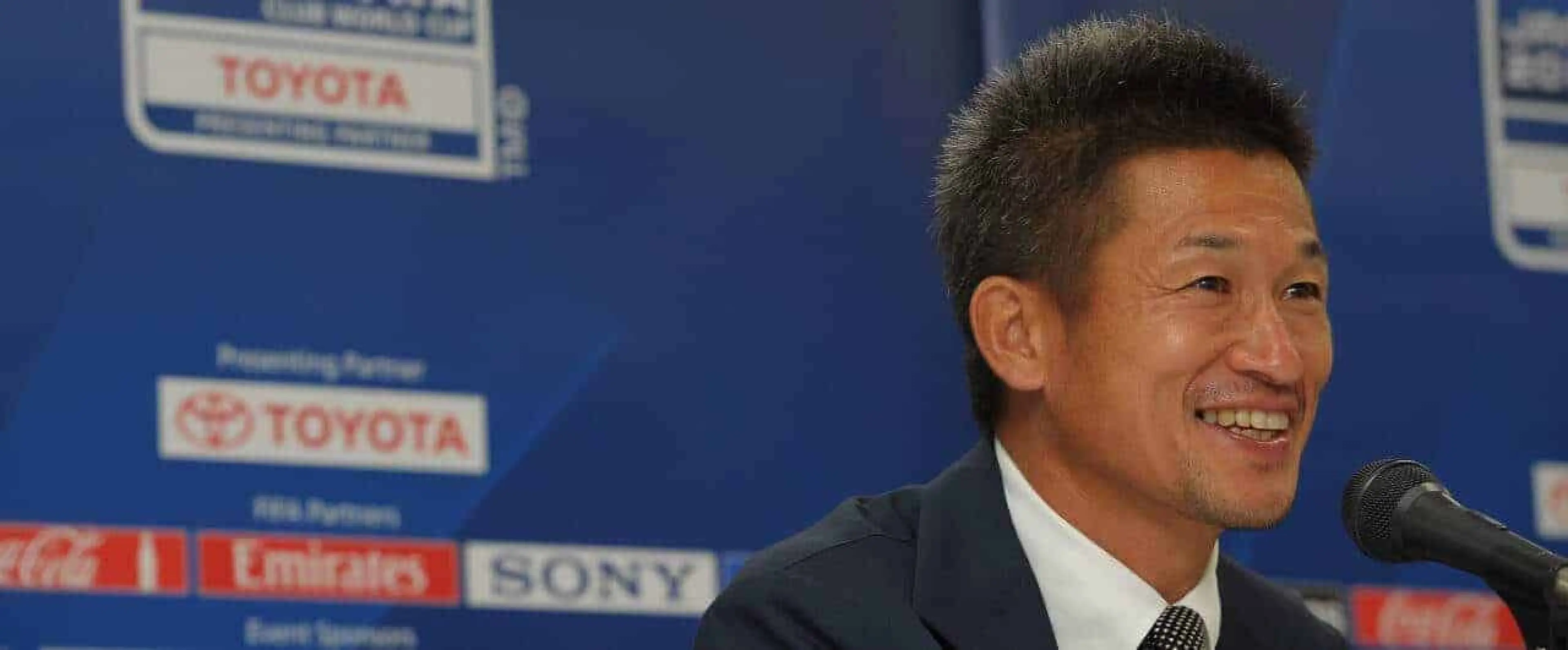 Kazuyoshi Miura attends the World Cup Ambassador appointment press conference