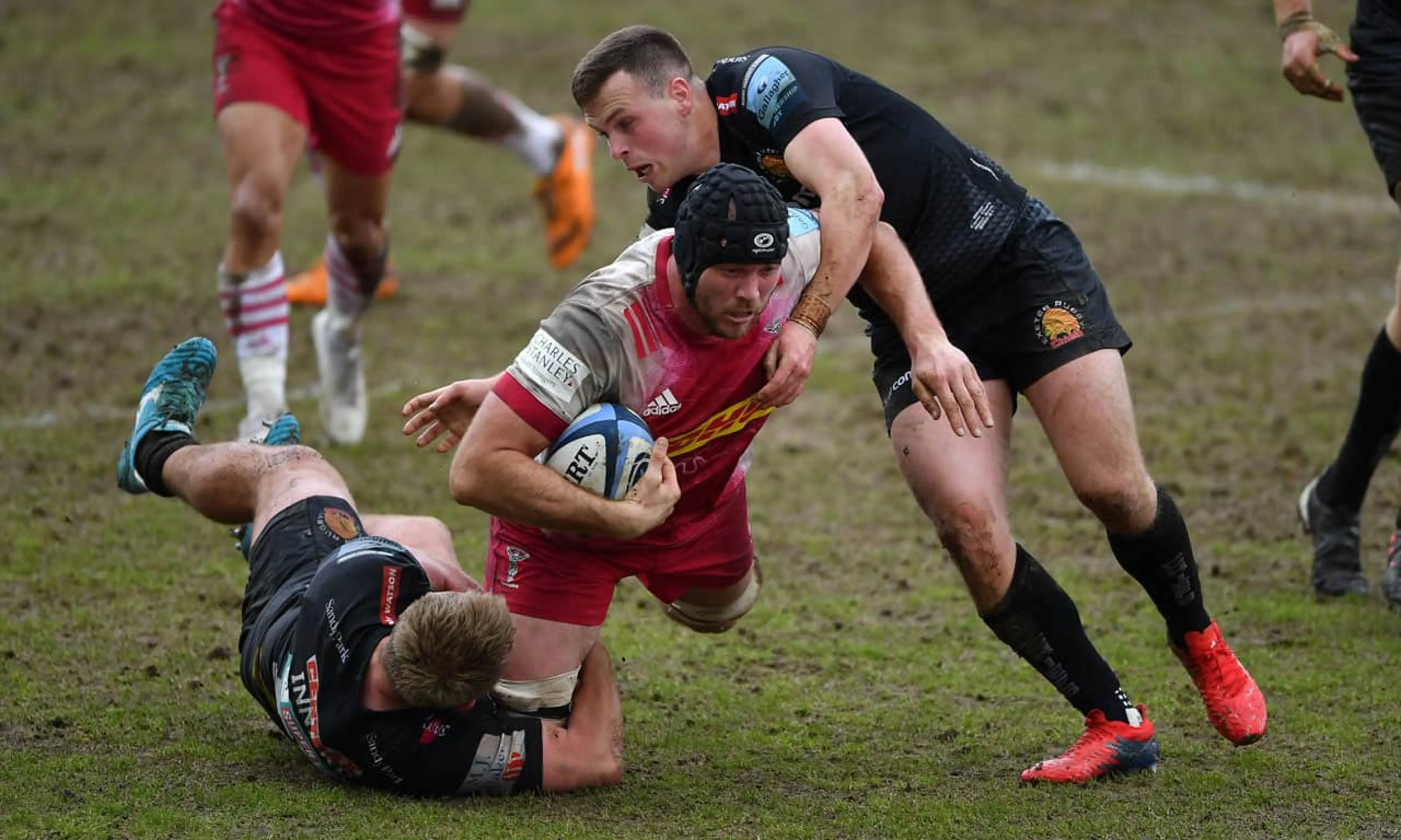 Action from when the teams met earlier this season as we pick our Exeter v Harlequins betting tips