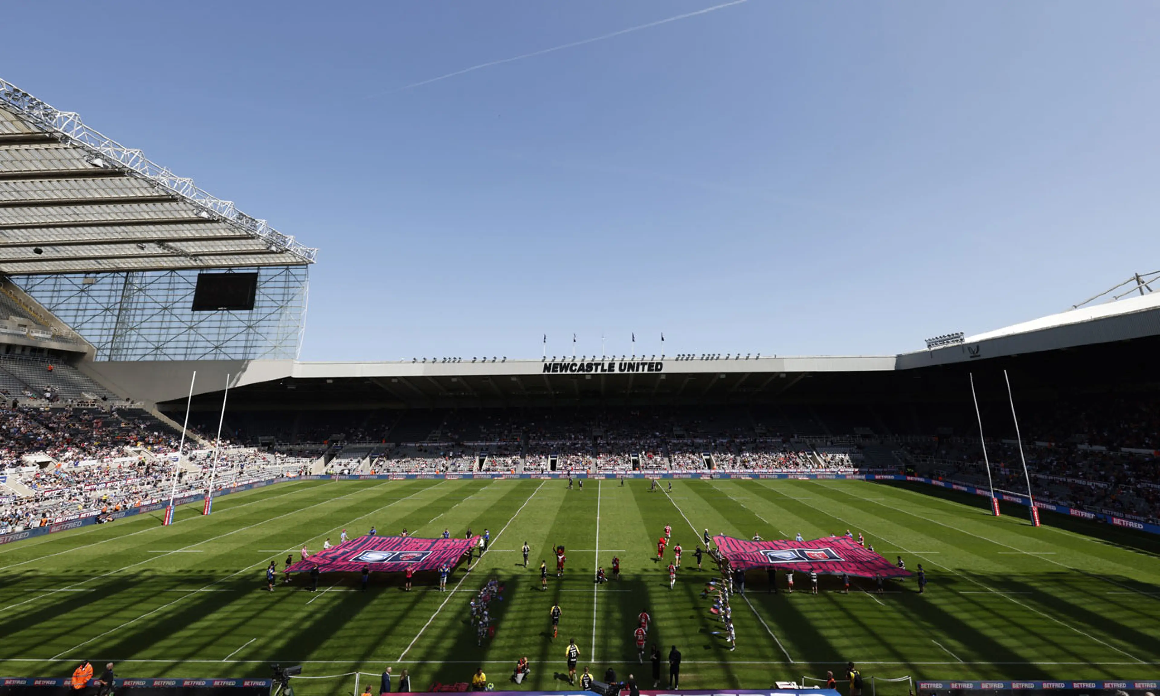 Newcastle, St James's Park, Super League team of the season, rugby league
