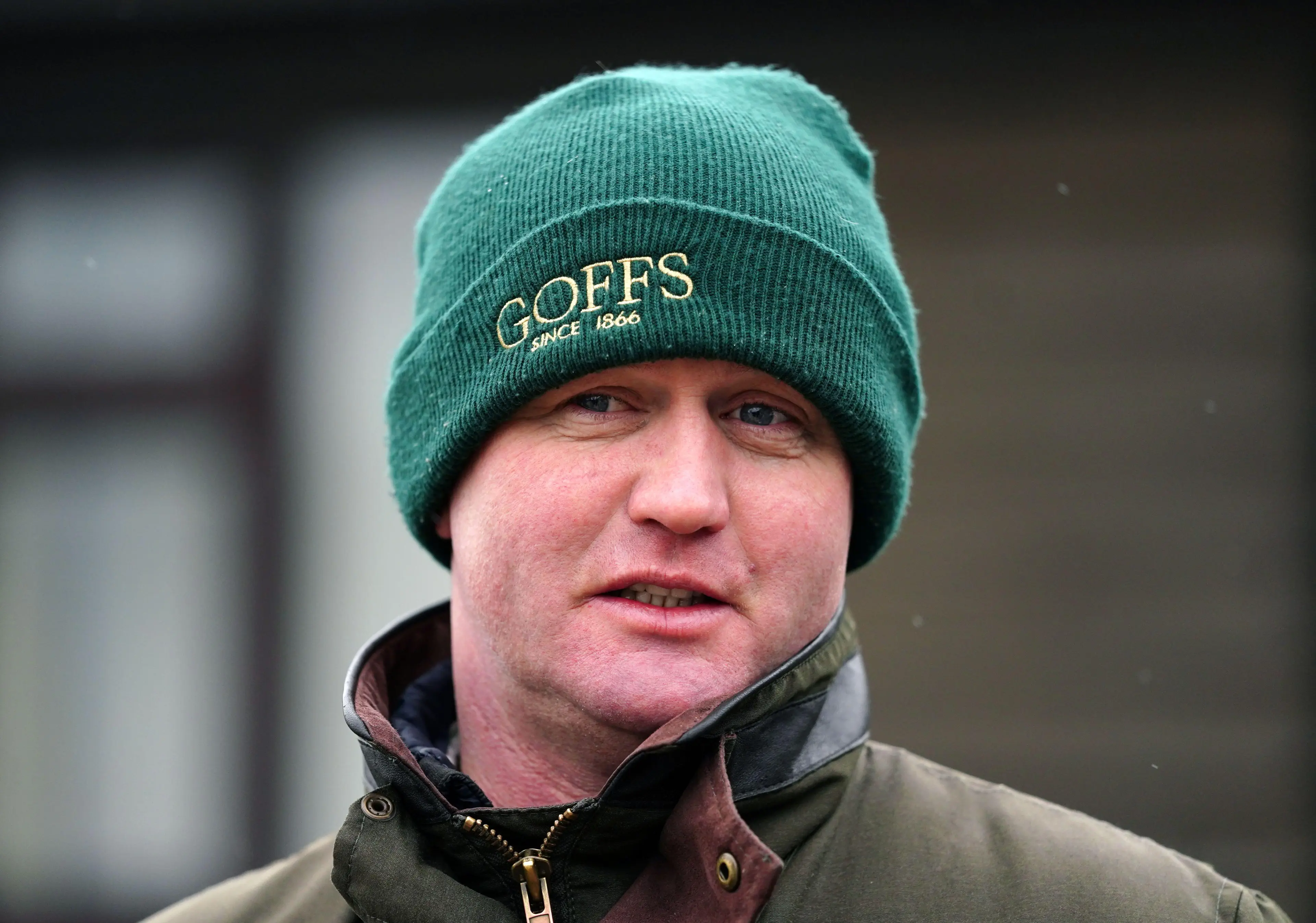 Joe Tizzard during a visit to Colin Tizzard and Joe Tizzard's yard at Spurles Farm, Somerset