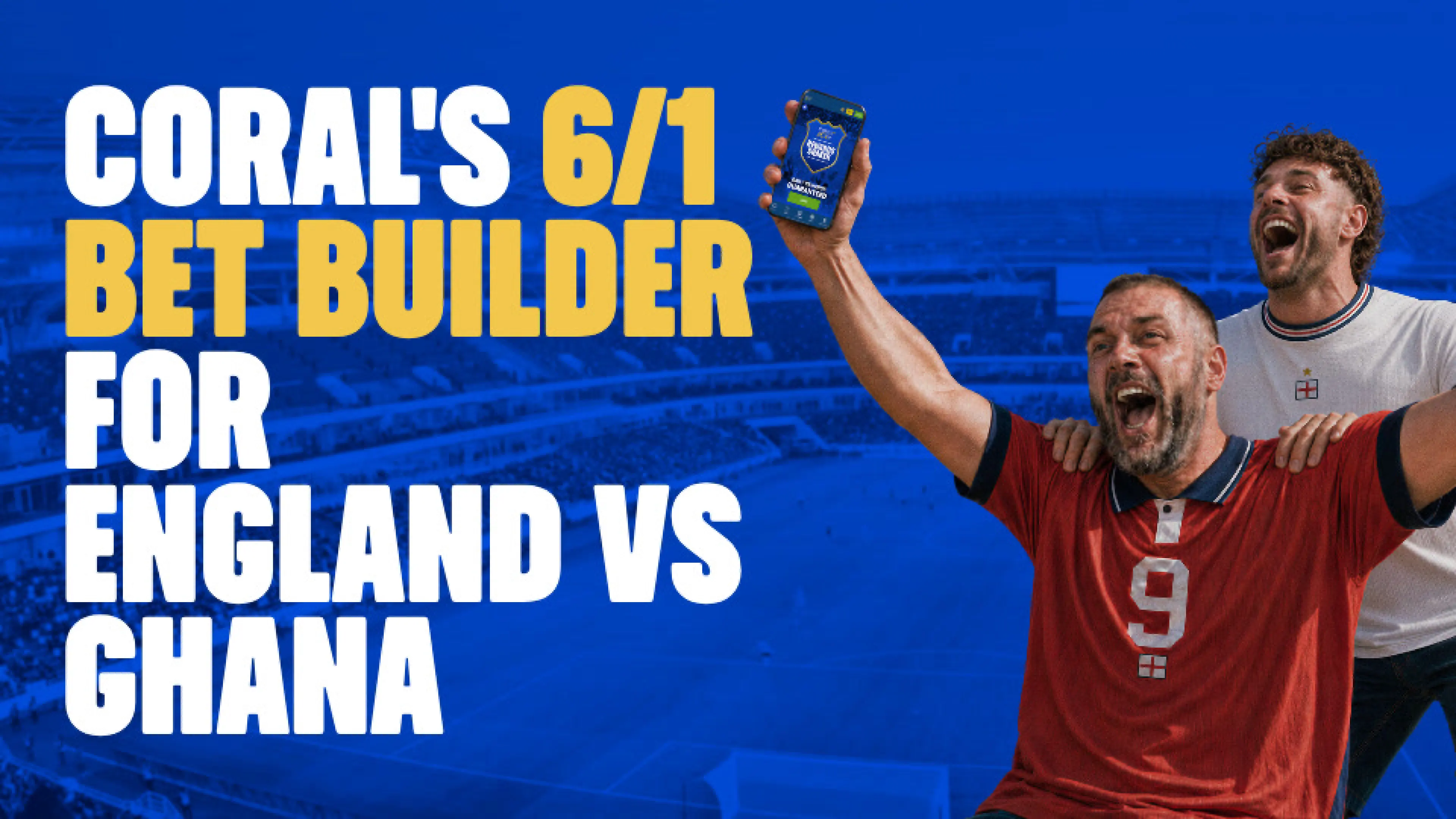 OnS SEO Sports 960x540   CORAL S 6 1 BET BUILDER FOR ENGLAND VS GHANA