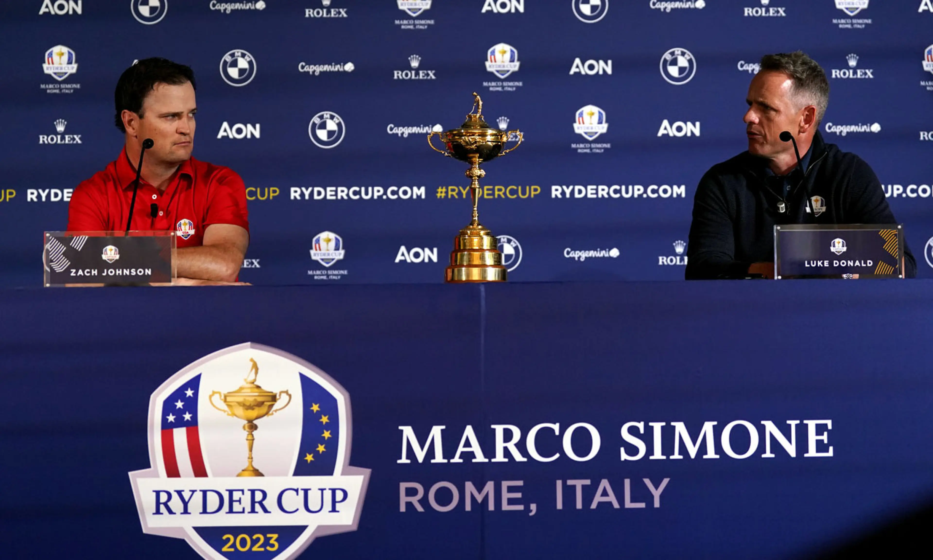 Zach Johnson, Luke Donald, Ryder Cup, golf, sport in 2023