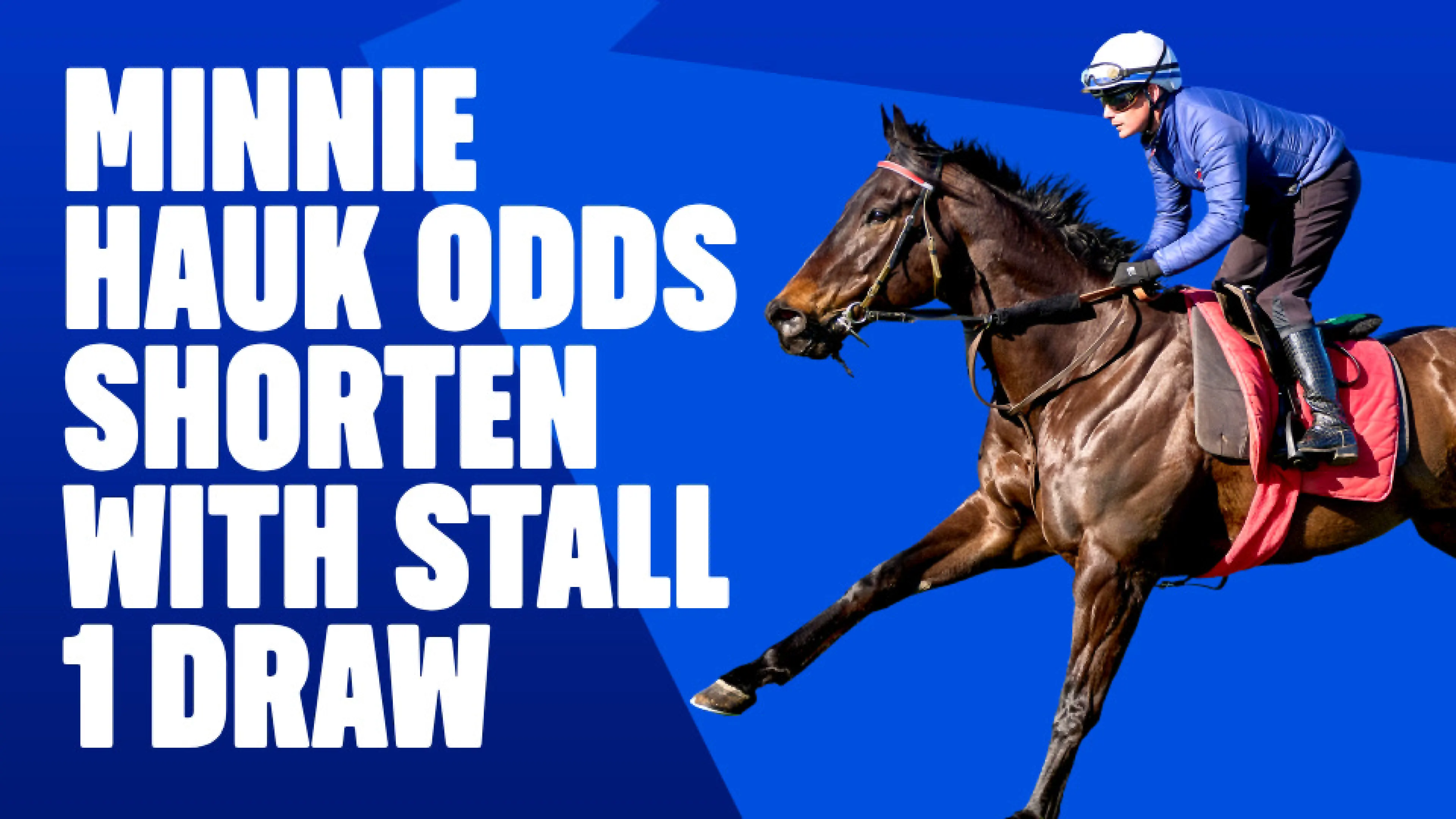 minnie hauk odds shorten with stall 1 draw