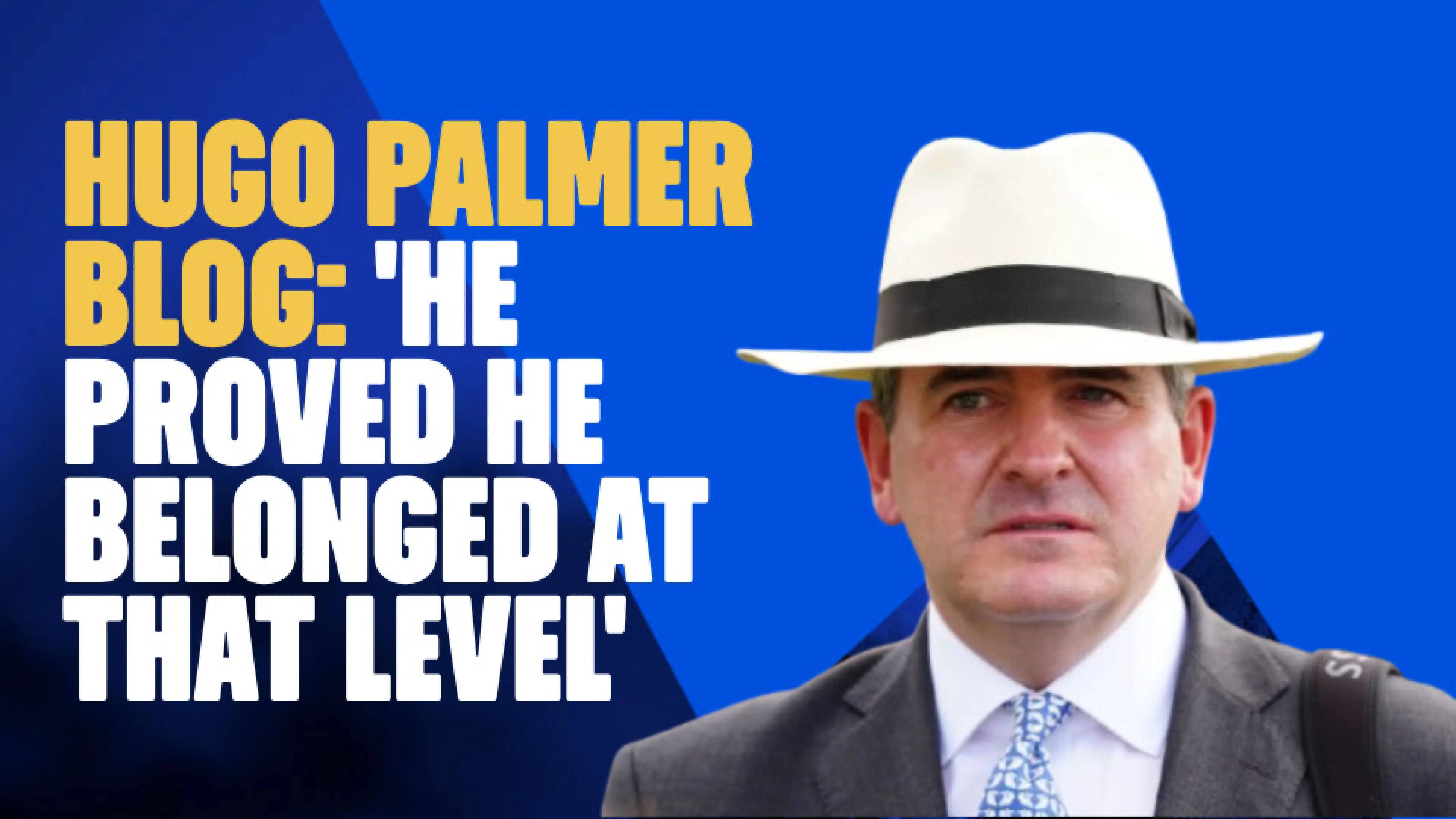OnS SEO Sports 960x540   HUGO PALMER BLOG HE PROVED HE BELONGED AT THAT LEVEL