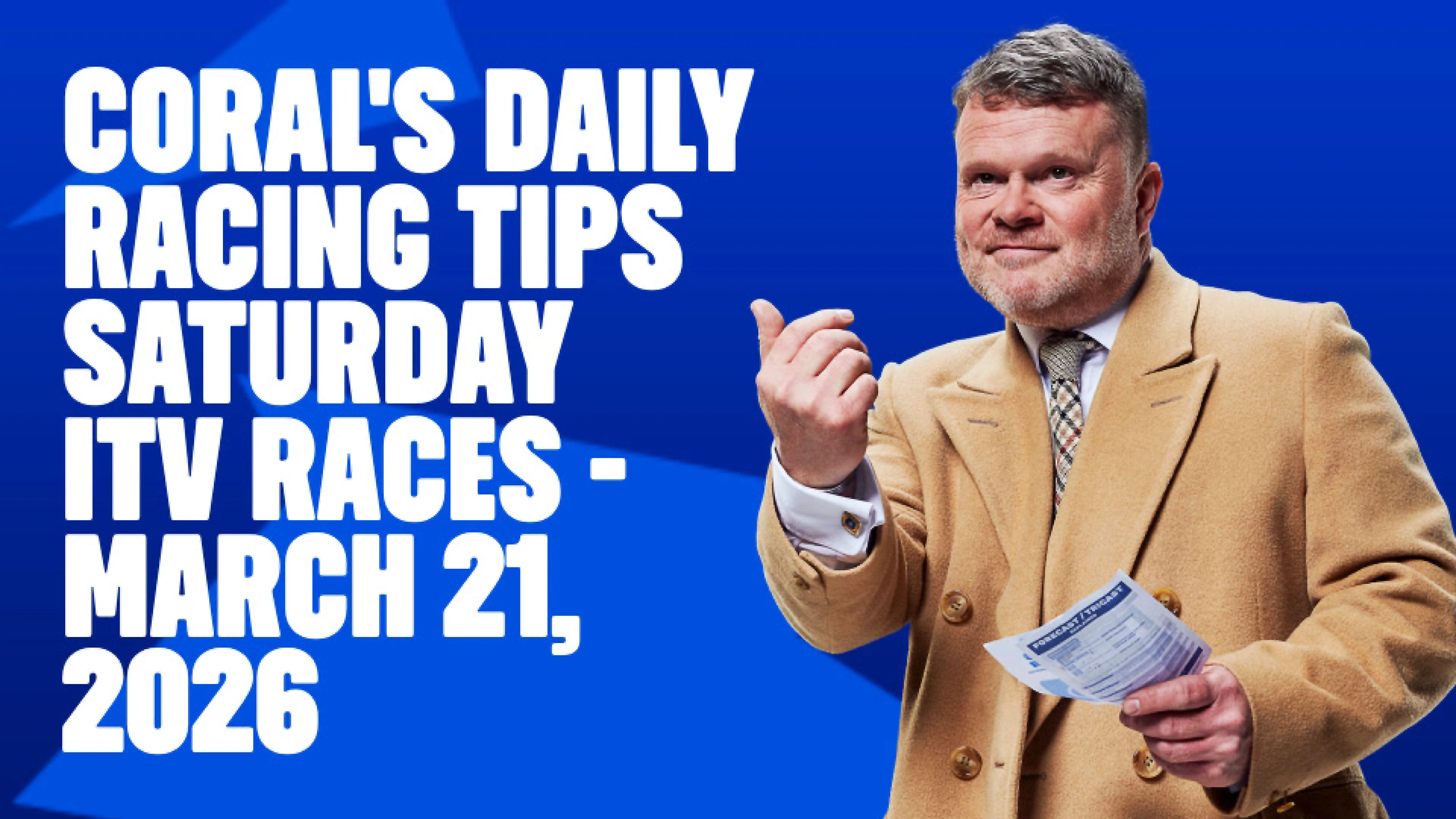 OnS SEO Sports 960x540   CORAL S DAILY RACING TIPS SATURDAY ITV RACES MARCH 21 2026